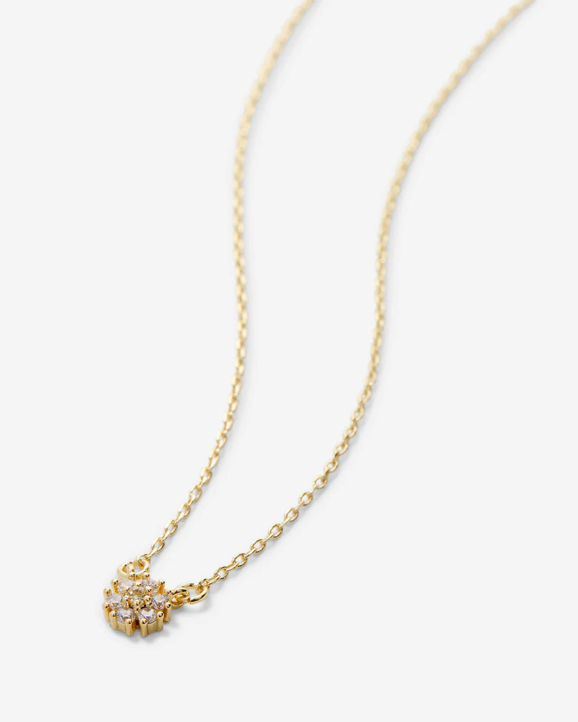 Bloom Dainty Necklace Jewelry Bryan Anthony's Gold Clear  