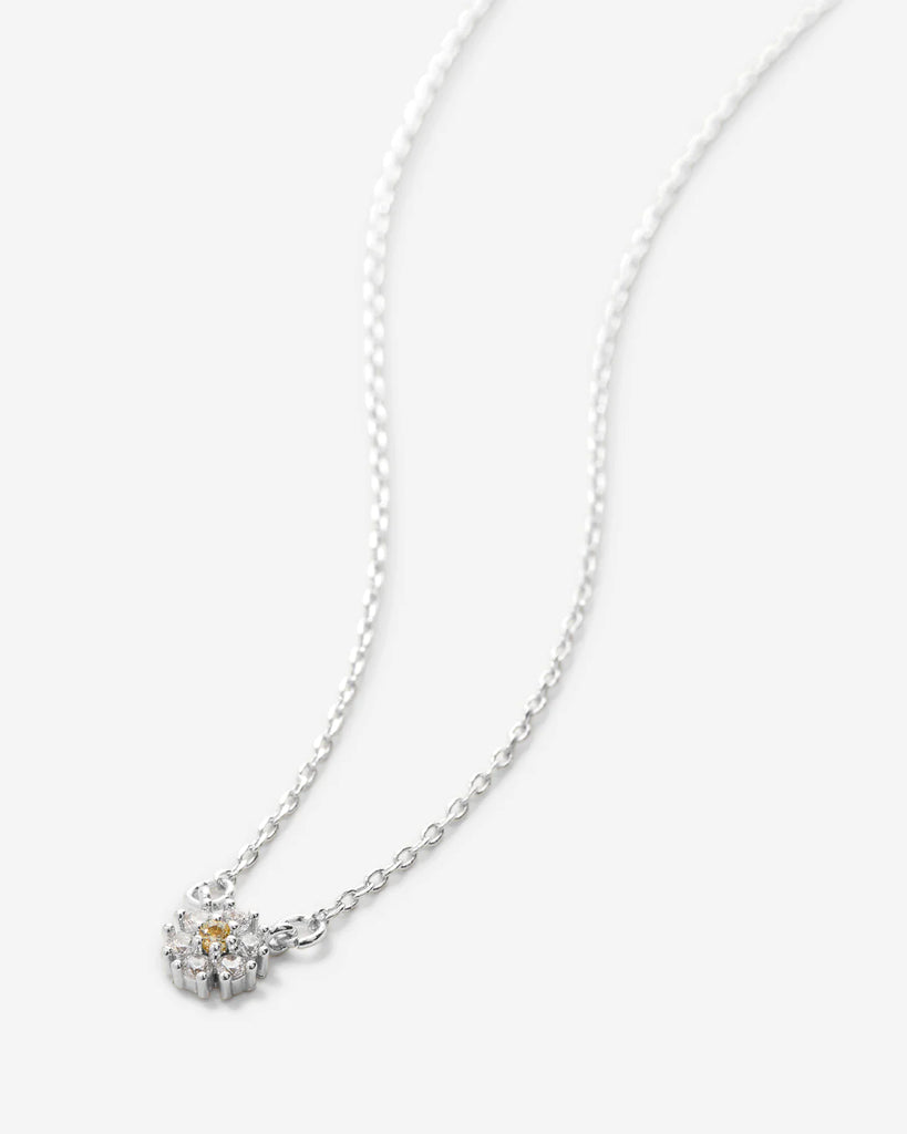 Bloom Dainty Necklace Jewelry Bryan Anthony's Silver Clear  