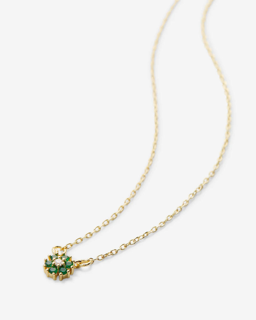 Bloom Dainty Necklace Jewelry Bryan Anthony's Gold Green  