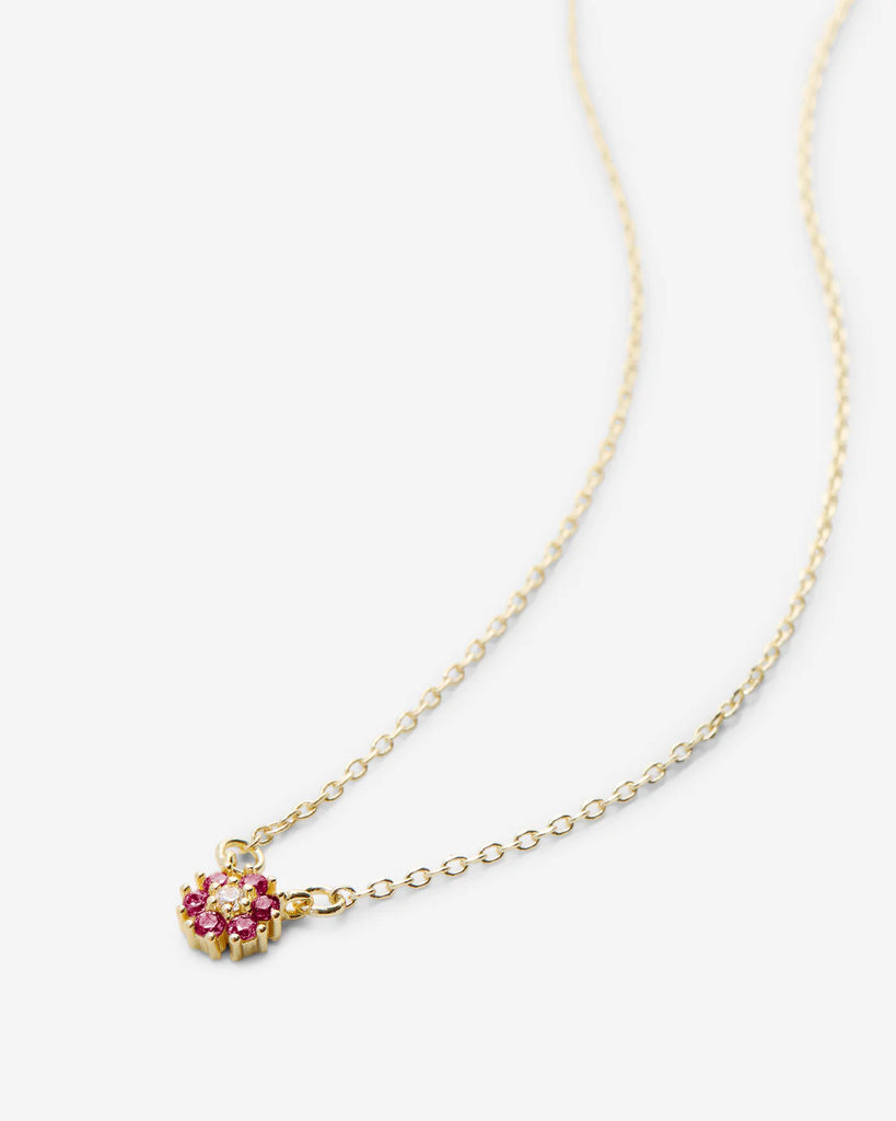 Bloom Dainty Necklace Jewelry Bryan Anthony's Gold Pink  