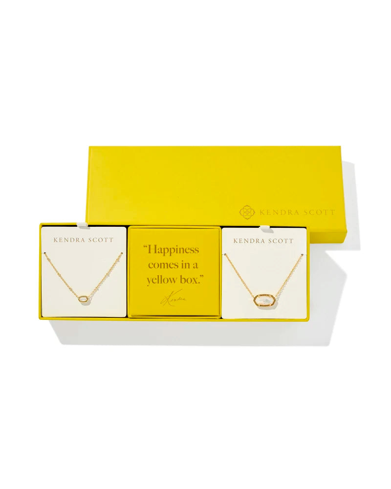 Elisa Gift Set of 2 Jewelry Kendra Scott Gold Ivory Mother of Pearl  