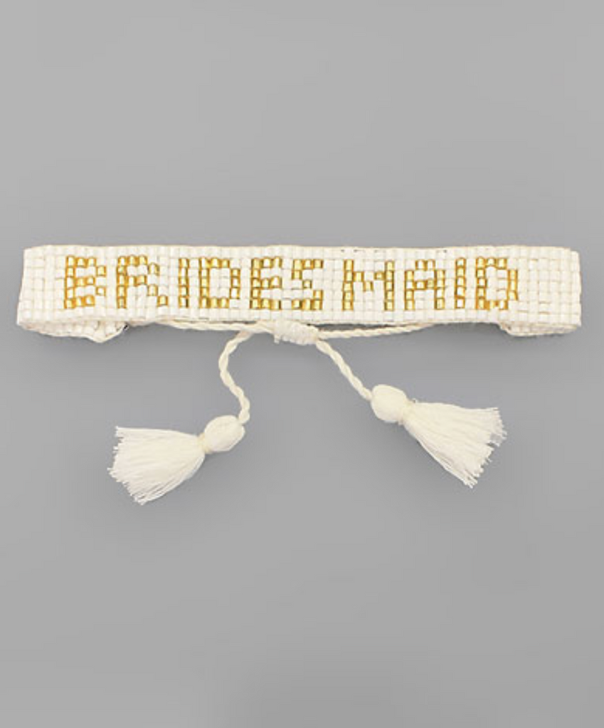 Bead String Bracelet Jewelry Golden Stella Bridesmaid  