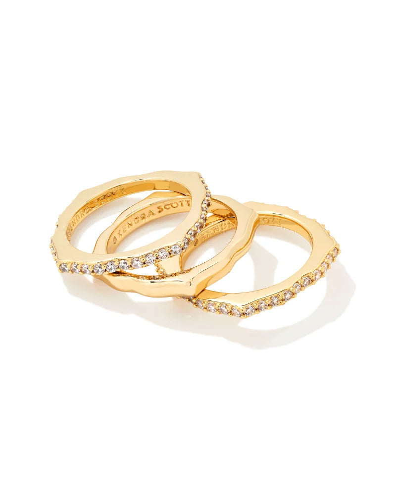 Mallory Ring Set Jewelry Kendra Scott Gold 6 