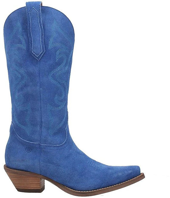 Out West Tall Suede Boot Shoes Peacocks & Pearls   