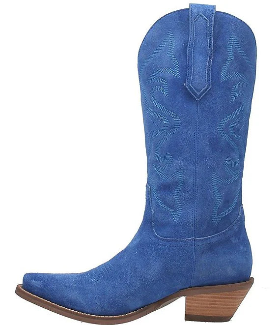 Out West Tall Suede Boot Shoes Peacocks & Pearls   