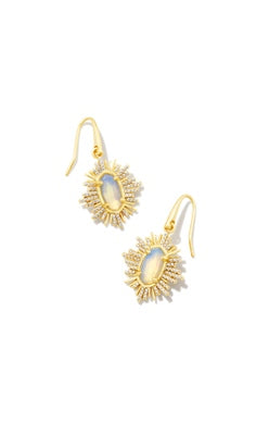 Grayson Sunburst Drop Earring Jewelry Kendra Scott Gold  