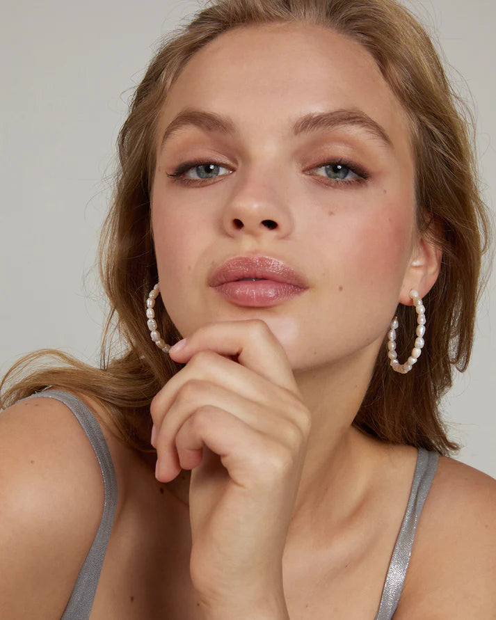 Grit Maxi Hoop Earrings Jewelry Bryan Anthony's   