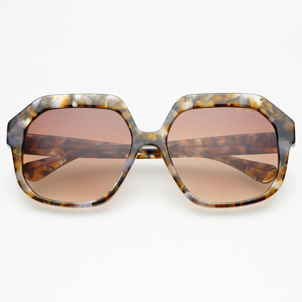 Stella Octagonal Sunglasses Accessories Freyrs Brown Tortoise