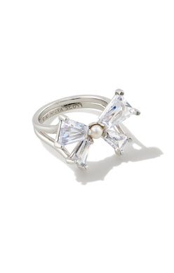 Blair Bow Cocktail Ring Jewelry Kendra Scott Silver 6 