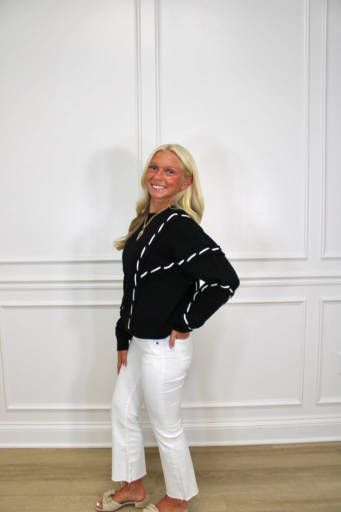 Simple Touch Sweater Clothing Peacocks & Pearls