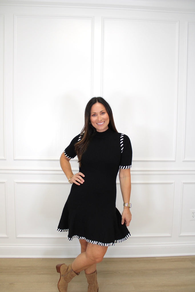 Framed In Black Mini Dress Clothing Peacocks & Pearls Owensboro