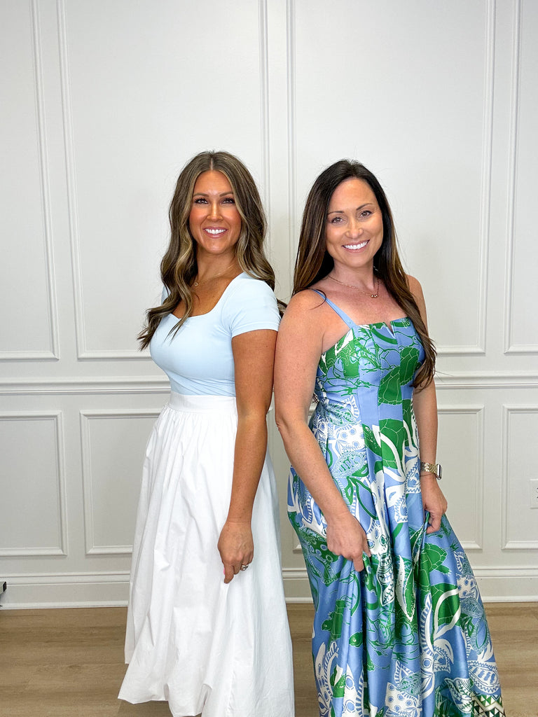 Carisa Printed Maxi Clothing Peacocks & Pearls