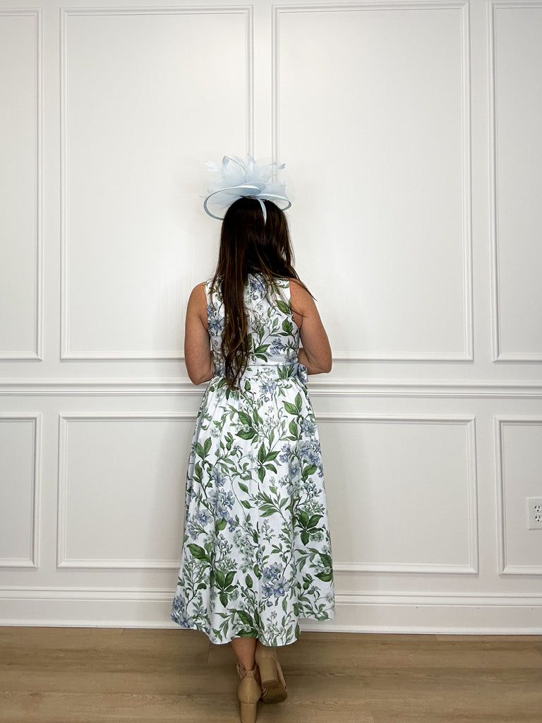 Ava Midi Dress Clothing Peacocks & Pearls
