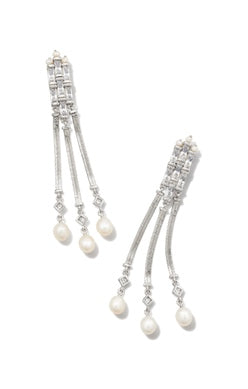 Gracie Linear Earrings Jewelry Kendra Scott Silver  