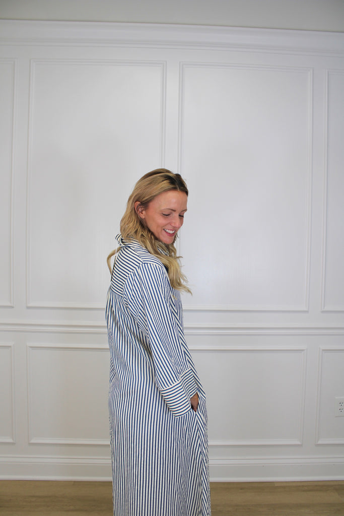 Stripe Symphony Dress Clothing Peacocks & Pearls Owensboro