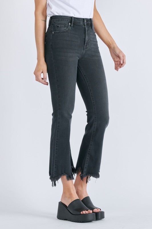 Happy High Waist Super Fray Clothing Peacocks & Pearls   