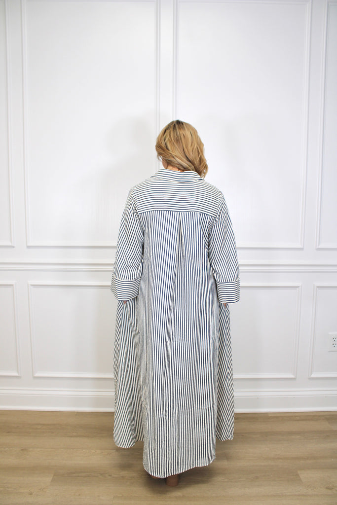 Stripe Symphony Dress Clothing Peacocks & Pearls Owensboro