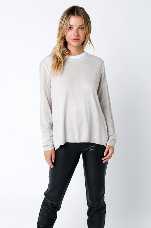 Megan Sweater Top Clothing Peacocks & Pearls   
