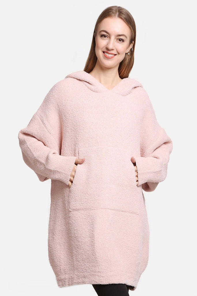 Coziest Companion Snuggie Sale Peacocks & Pearls Pink One Size