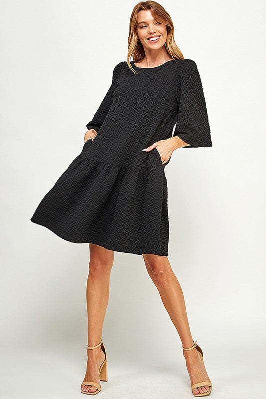 Small Town Girl Dress Clothing Peacocks & Pearls Black S 