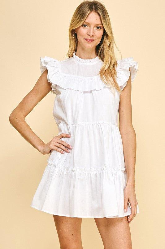 So Far So Good Dress Clothing Peacocks & Pearls White S 