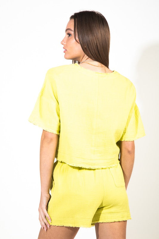 Livin' In Lime Set Clothing Peacocks & Pearls   