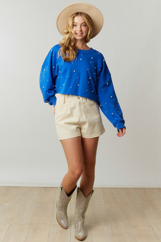 Game Day Sweatshirt Clothing Peacocks & Pearls   