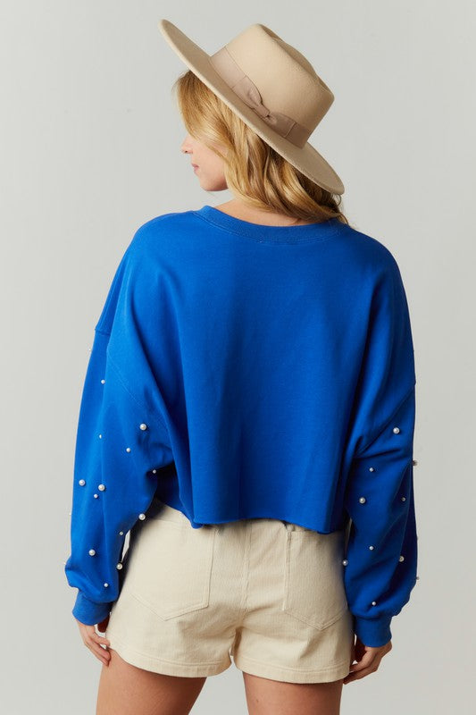 Game Day Sweatshirt Clothing Peacocks & Pearls   