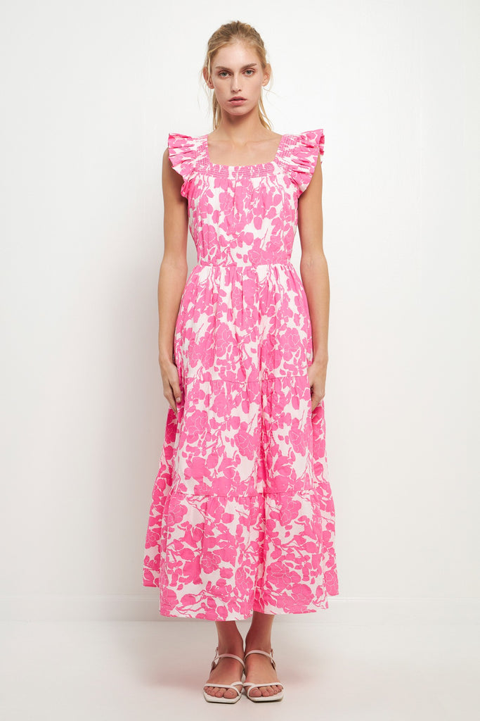 Strike a Pose Midi Clothing Peacocks & Pearls Pink XS 