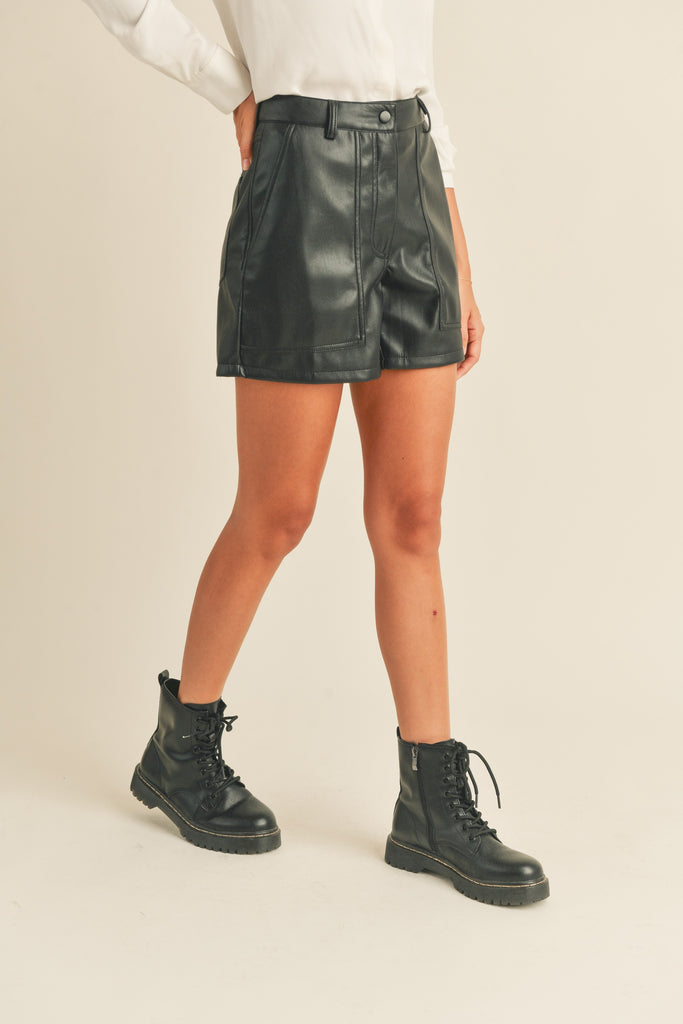 Faux The Record Shorts Sale Peacocks & Pearls