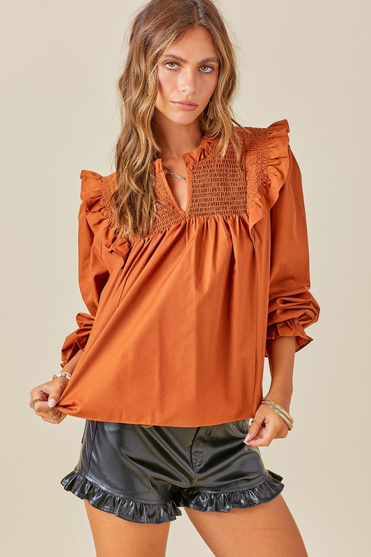 Falling For You Blouse Clothing Peacocks & Pearls   