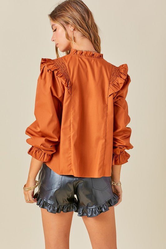 Falling For You Blouse Clothing Peacocks & Pearls   