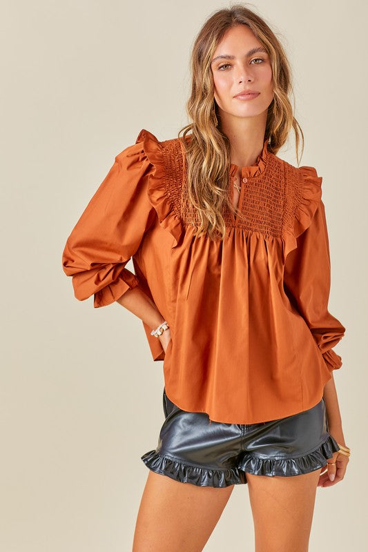 Falling For You Blouse Clothing Peacocks & Pearls   