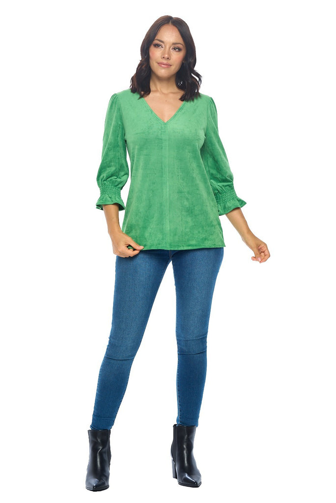 Elizabeth Smocked Top Clothing Peacocks & Pearls   