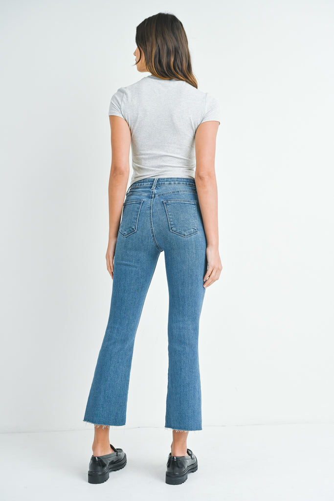 Hallie Tonal Crop Flare Clothing Peacocks & Pearls