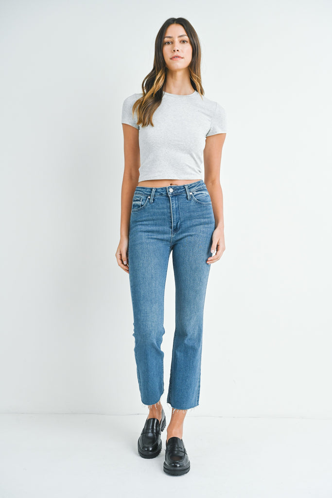 Hallie Tonal Crop Flare Clothing Peacocks & Pearls