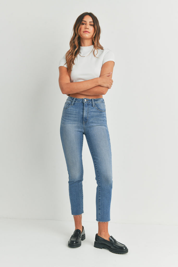 Cassie Slender Straight Jean Clothing Peacocks & Pearls