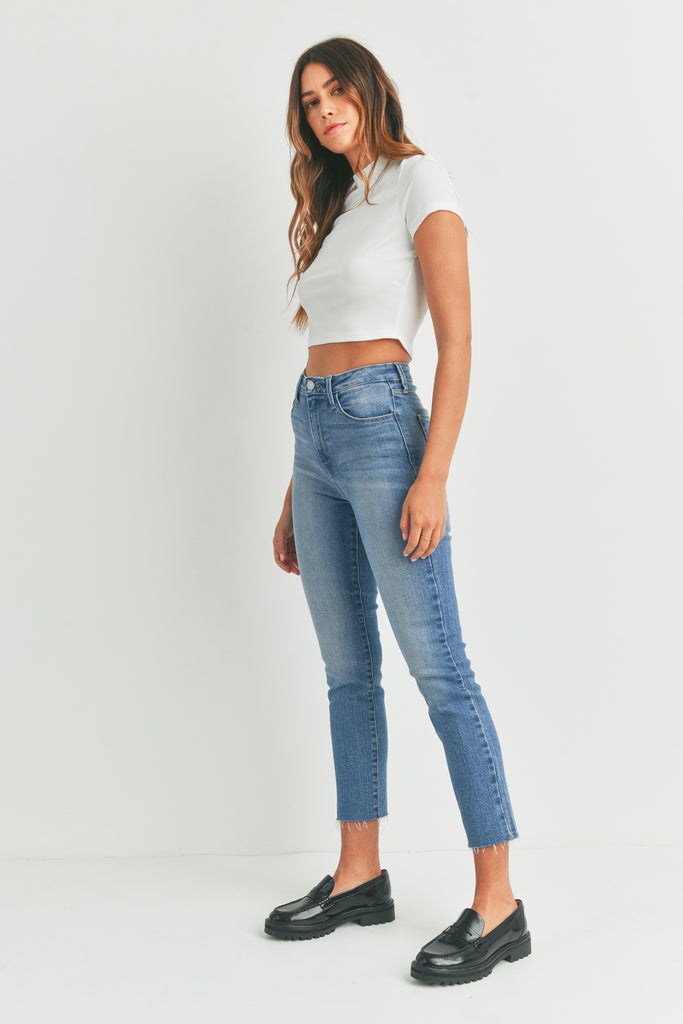 Cassie Slender Straight Jean Clothing Peacocks & Pearls