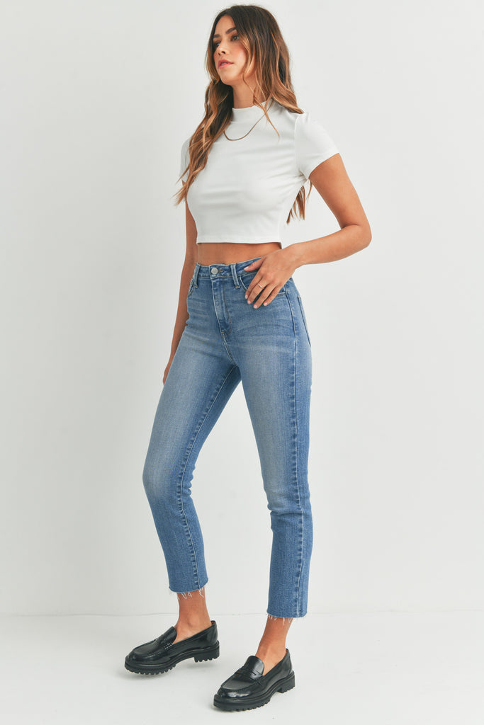Cassie Slender Straight Jean Clothing Peacocks & Pearls