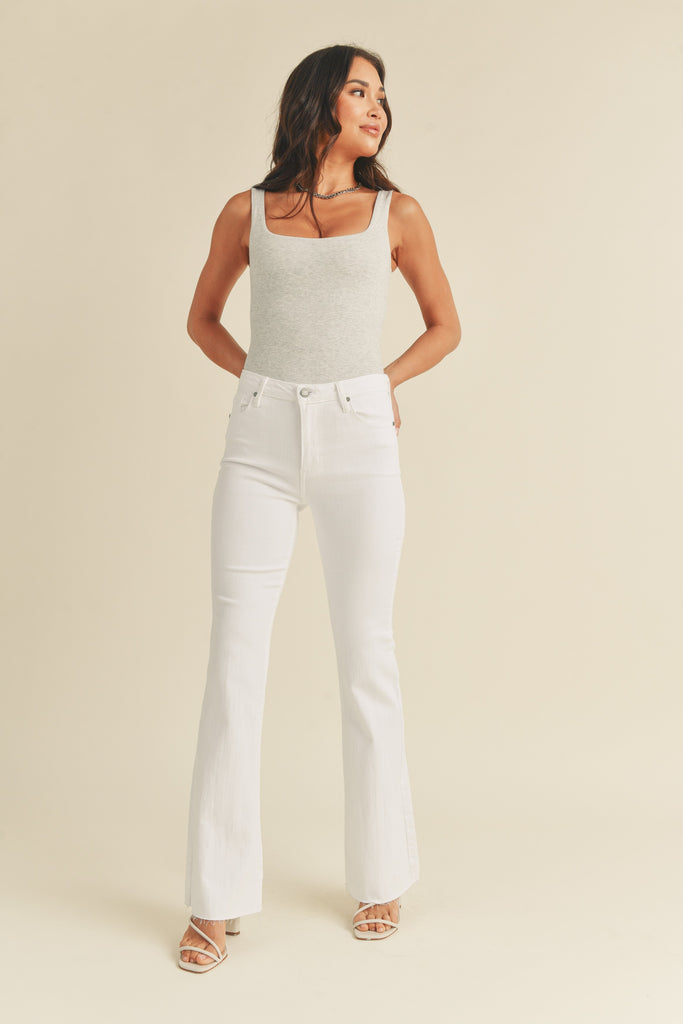Chloe Scissor Cut Flare Clothing Peacocks & Pearls
