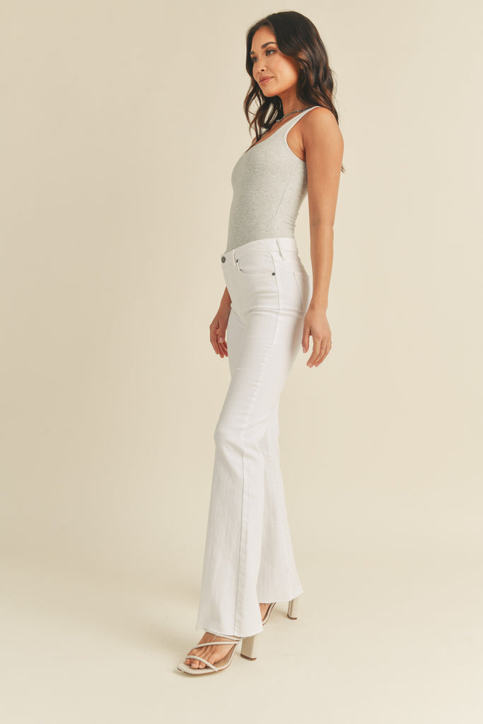 Chloe Scissor Cut Flare Clothing Peacocks & Pearls