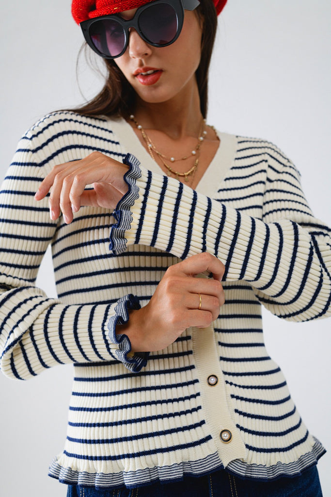 Cardigan of the Season Clothing Peacocks & Pearls   
