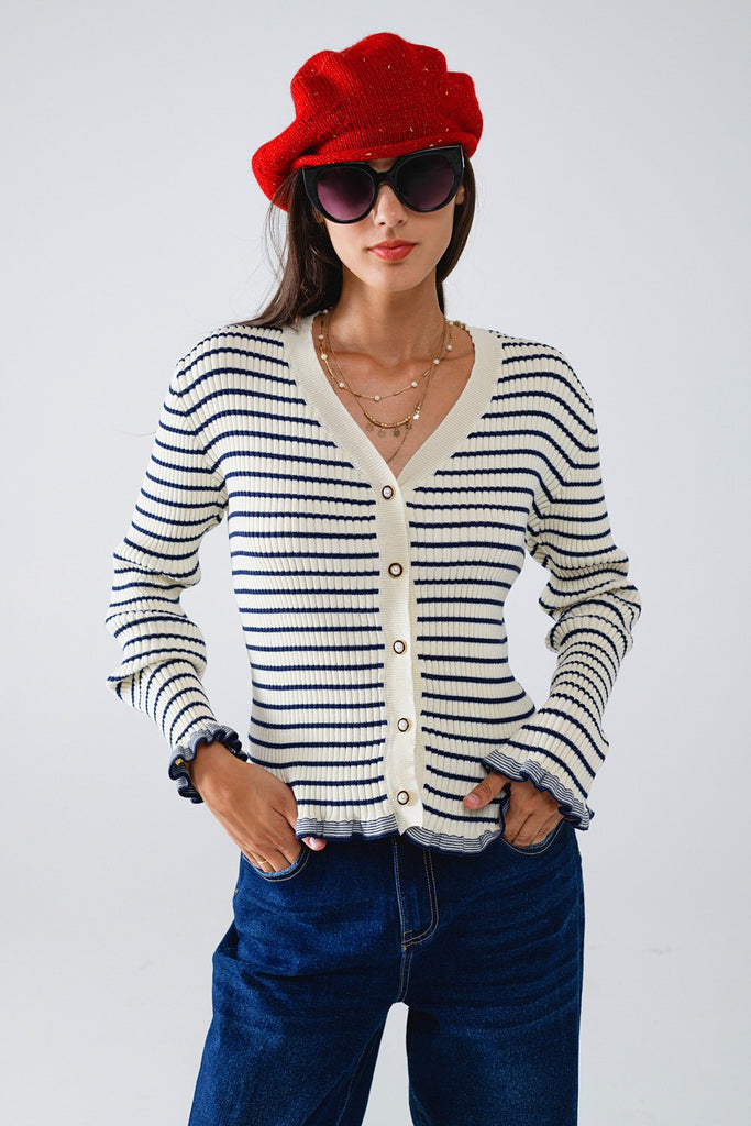 Cardigan of the Season Clothing Peacocks & Pearls   