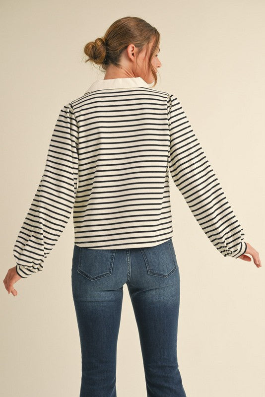 Just Casual Top Clothing Peacocks & Pearls