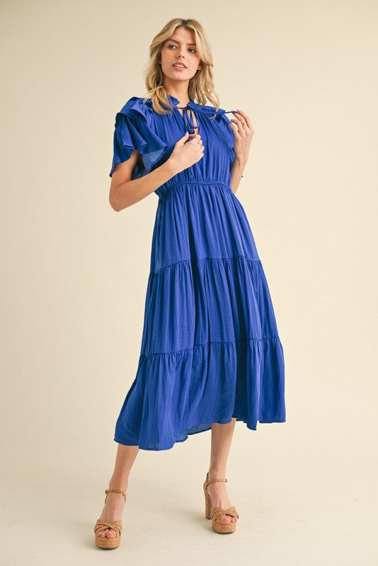 For A While Midi Clothing Peacocks & Pearls