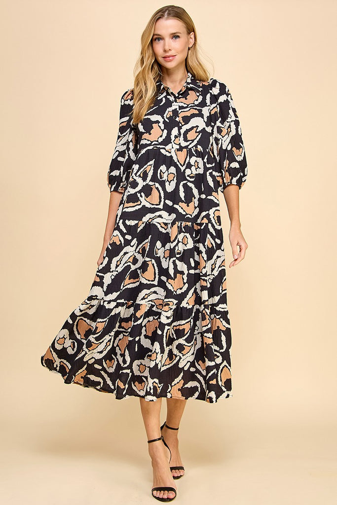 Feeling Fall Midi Clothing Peacocks & Pearls   