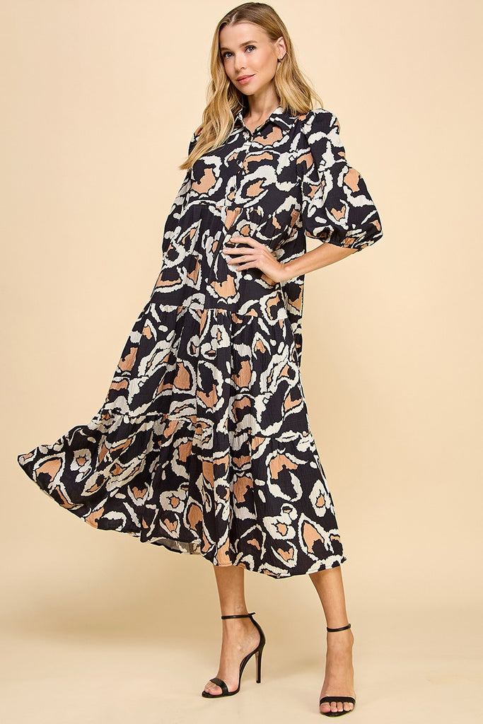 Feeling Fall Midi Clothing Peacocks & Pearls   