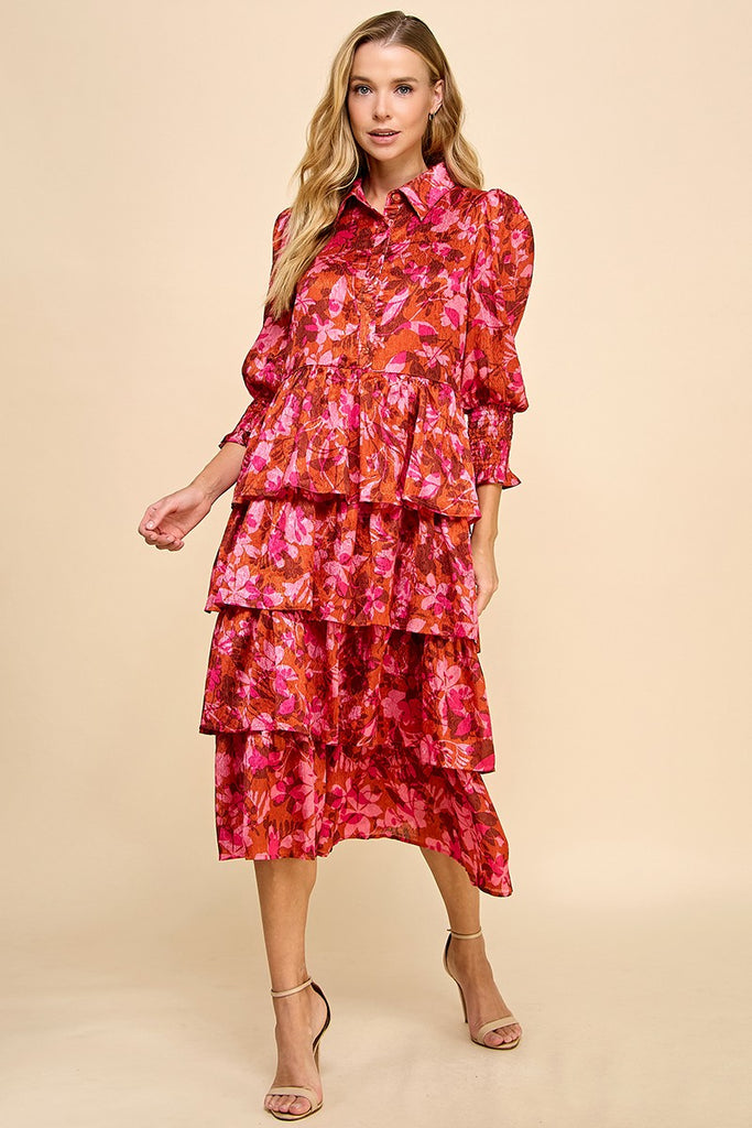Sun Goes Down Midi Sale Peacocks & Pearls