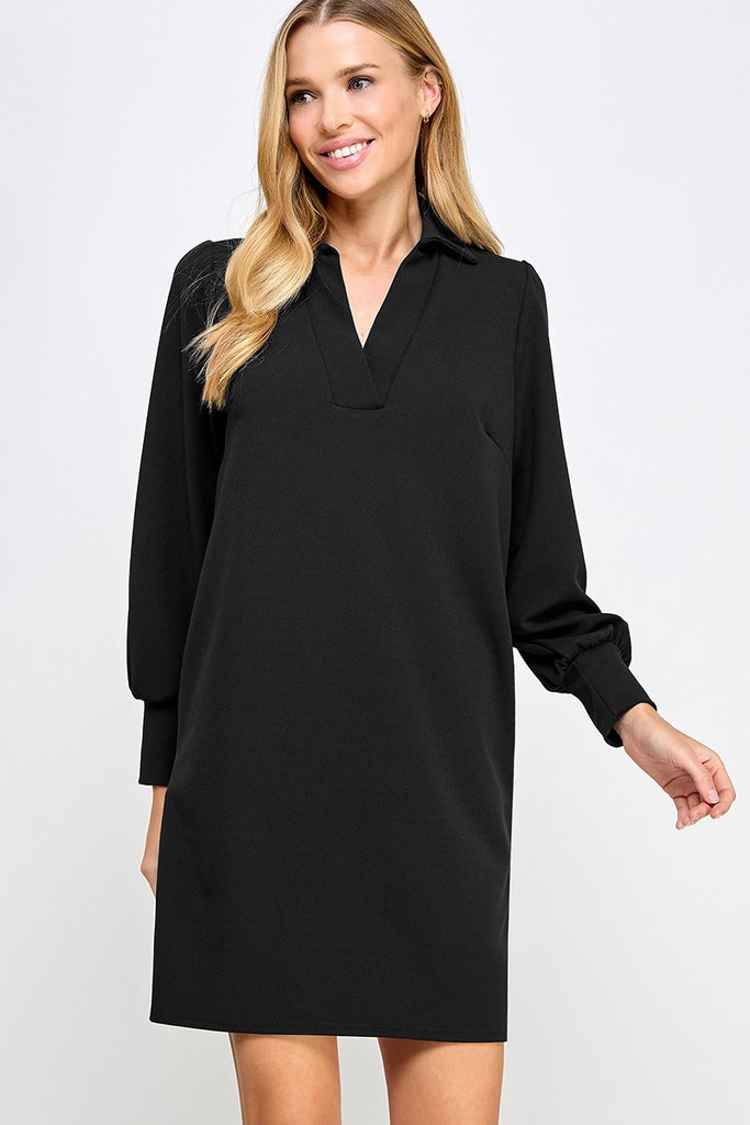 Lucky to Have You Dress Sale Peacocks & Pearls Black S