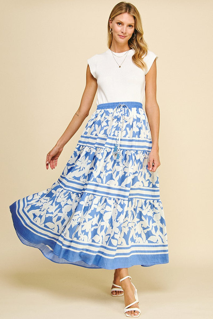 Twirling In Life Skirt Clothing Peacocks & Pearls